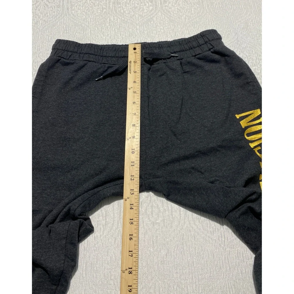 True Religion Loungewear‎ Mens Large Black Gold Logo Jogger Sweatpants